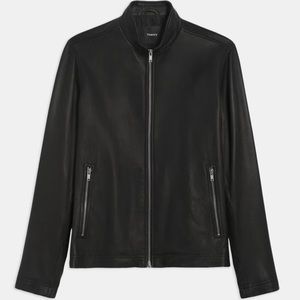 Theory- Morvek Zip Jacket in Leather